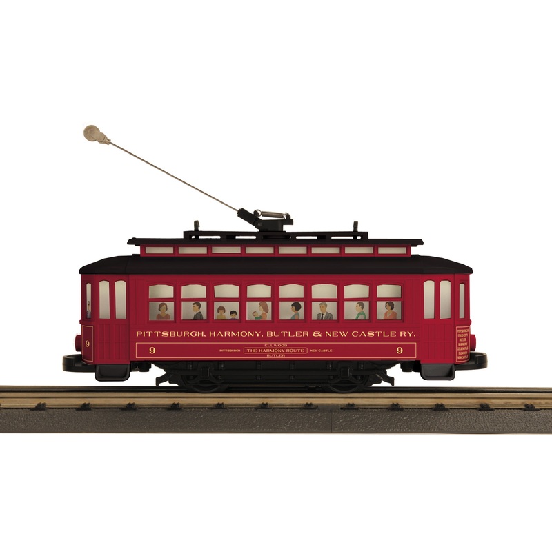 O Pittsburgh Harmony Butler & New Castle Bump-and-Go Trolley