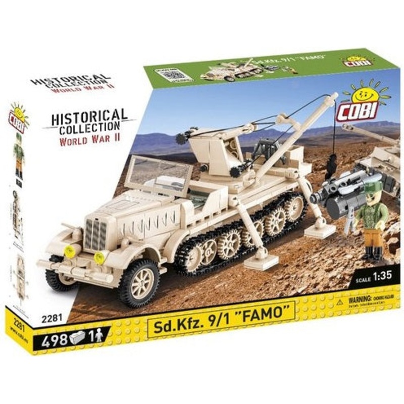 WWII Sd. Kfz. 9/1 "Famo" Half Truck 498pc