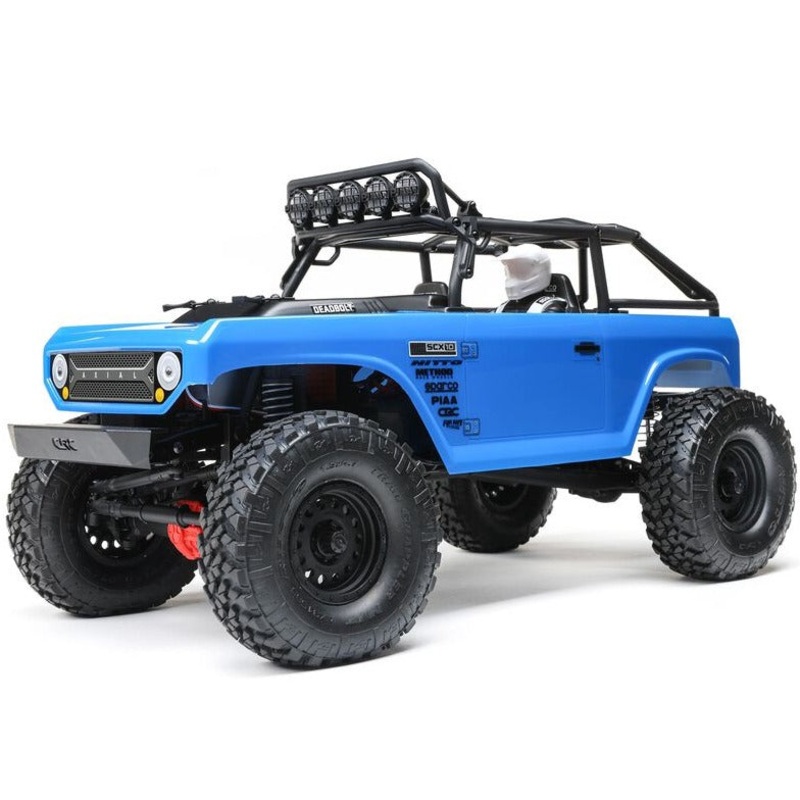 1/10 SCX10 II Deadbolt 4WD Brushed RTR Blue