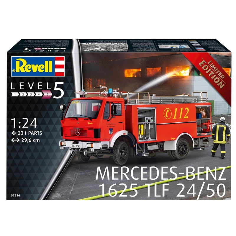 1/24 Mercedes Benz 1625 TLF 24/50 Fire Truck