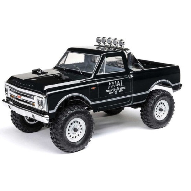 1/24 SCX24 1967 Chevrolet C10 4WD Brushed Truck RTR, Black