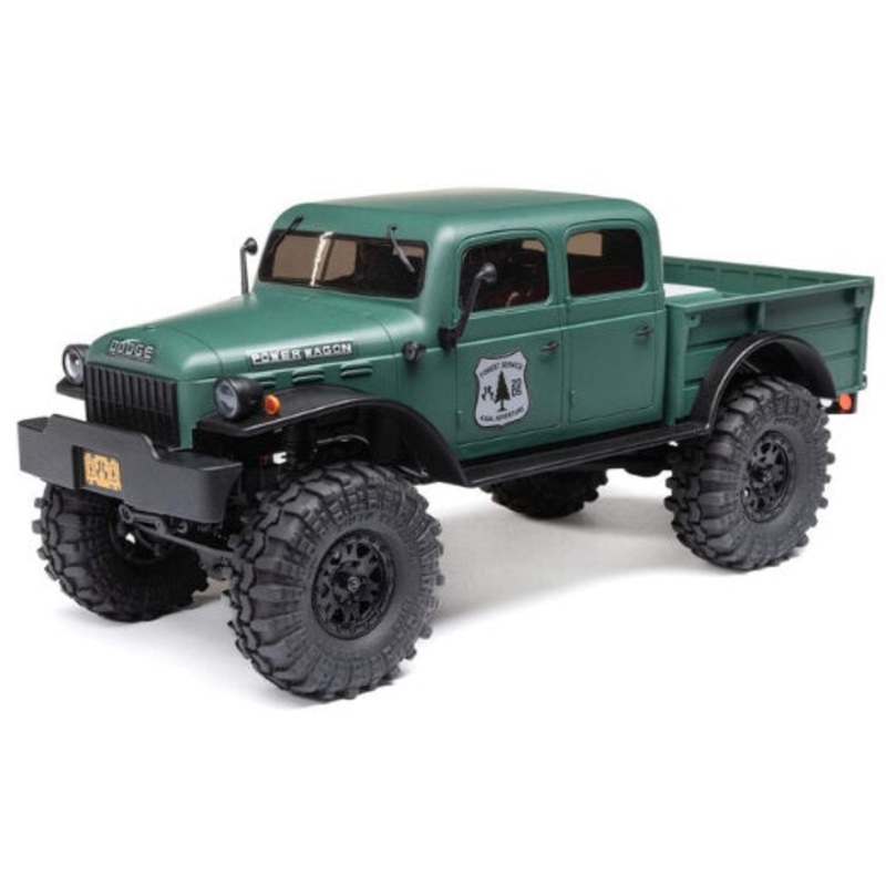 1/24 SCX24 Dodge Power Wagon 4WD Rock Crawler Brushed RTR Green