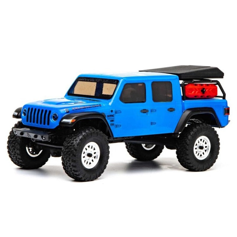 1/24 SCX24 Jeep JT Gladiator 4WD Rock Crawler Brushed RTR Blue