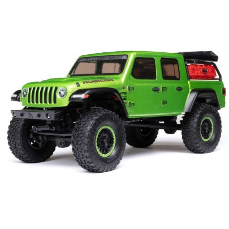 1/24 SCX24 Jeep JT Gladiator 4WD Rock Crawler Brushed RTR Green