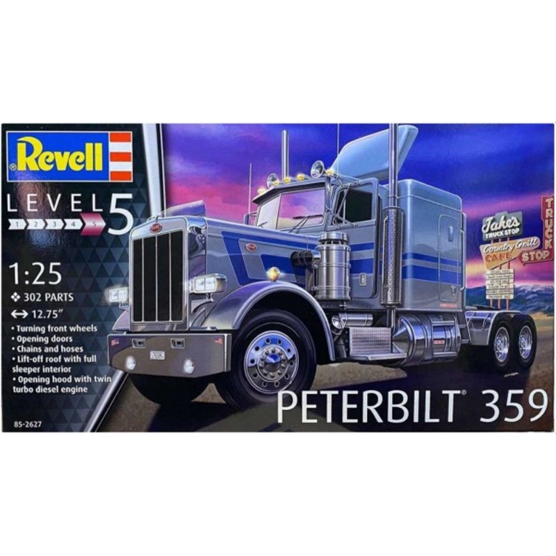 1/25 Peterbilt 359 Tractor Cab with Detailed Sleeper