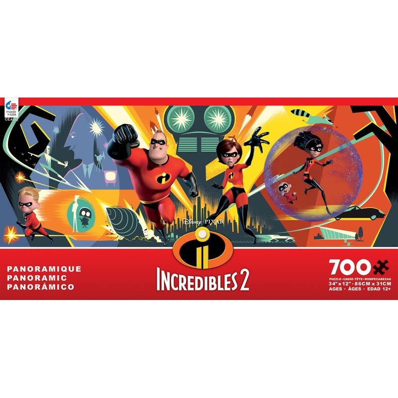Disney Panoramic Incredibles 2 700pc Puzzle
