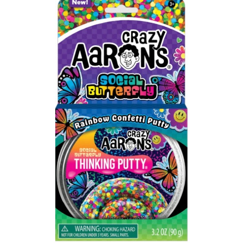 Social Butterfly 4" Thinking Putty
