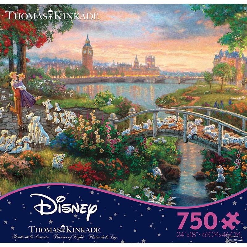 Thomas Kinkade Disney 101 Dalmations 750pc Puzzle