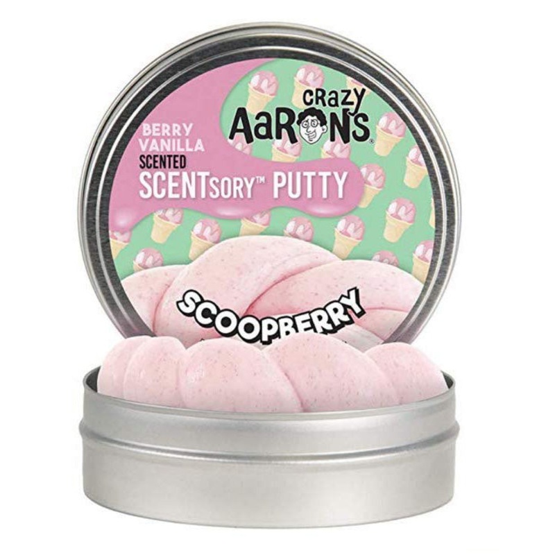 2.75" Scoopberry Scented Crazy Aaron's SCENTsory Thinking Putty