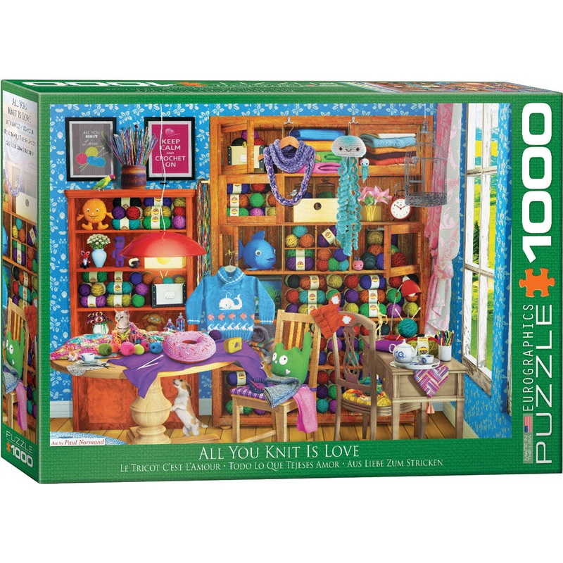 All You Knit Is Love 1000pc Puzzle