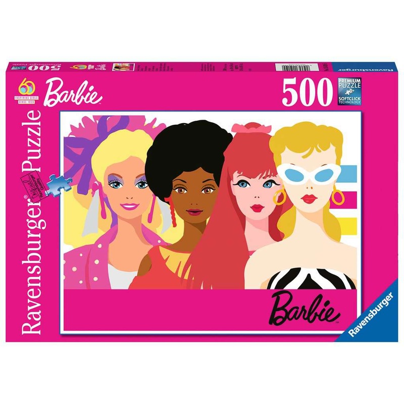 Barbie 60th Anniversary 500pc Puzzle