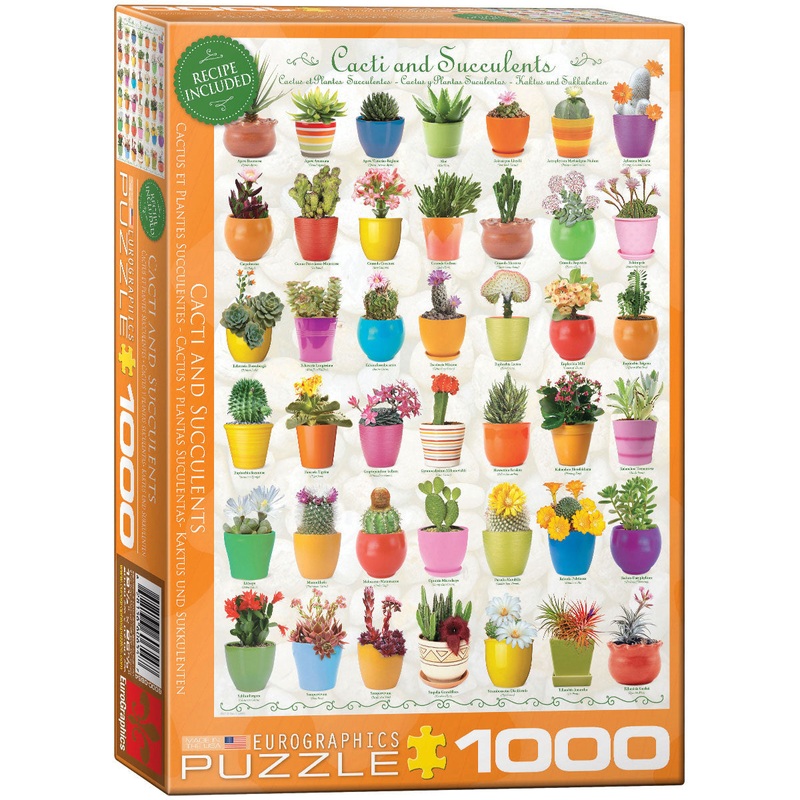 Cacti & Succulents 1000pc Puzzle