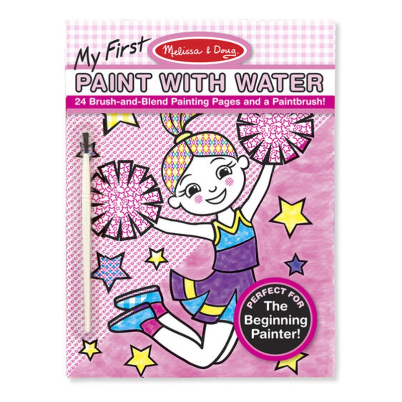 My First Paint With Water Cheerleaders, Flowers, Fairies, and More