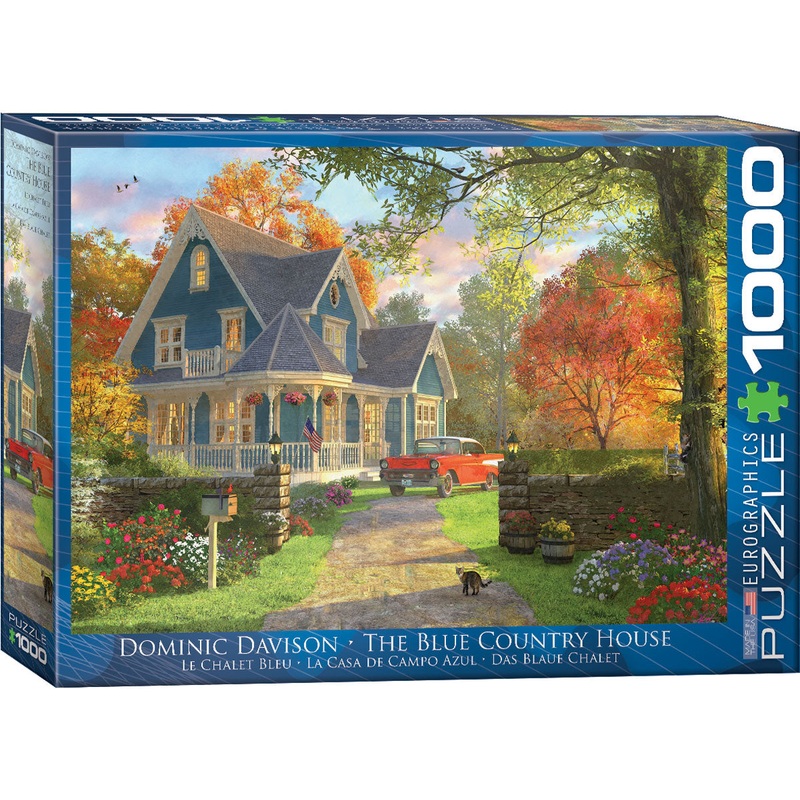 The Blue Country House 1000pc Puzzle