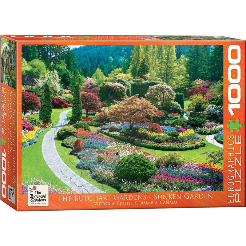 The Butchart Gardens Sunken Garden 1000pc Puzzle