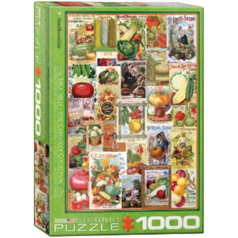 Vegetables Seed Catalogue Collection 1000pc Puzzle