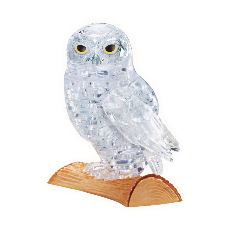 White Owl 3D Crystal Puzzle