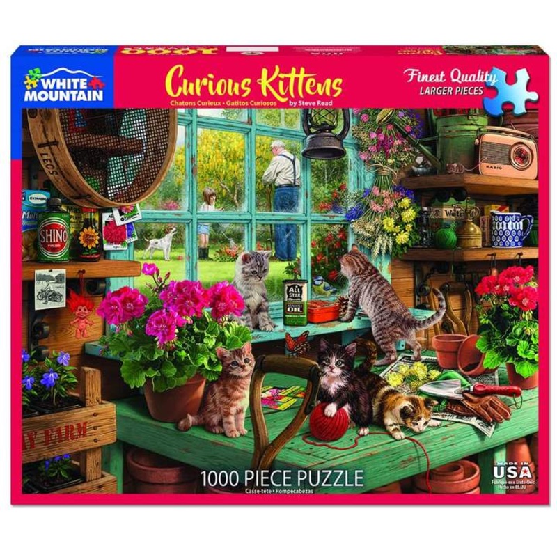 Curious Kittens 1000pc Puzzle