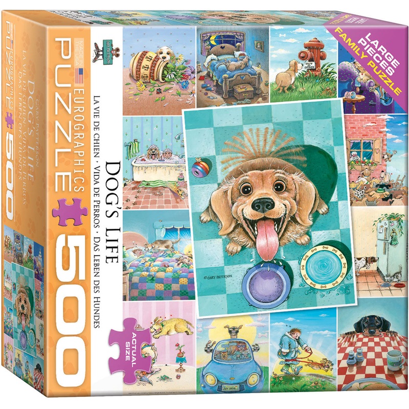 Dog's Life 500pc Large Piece Puzzle