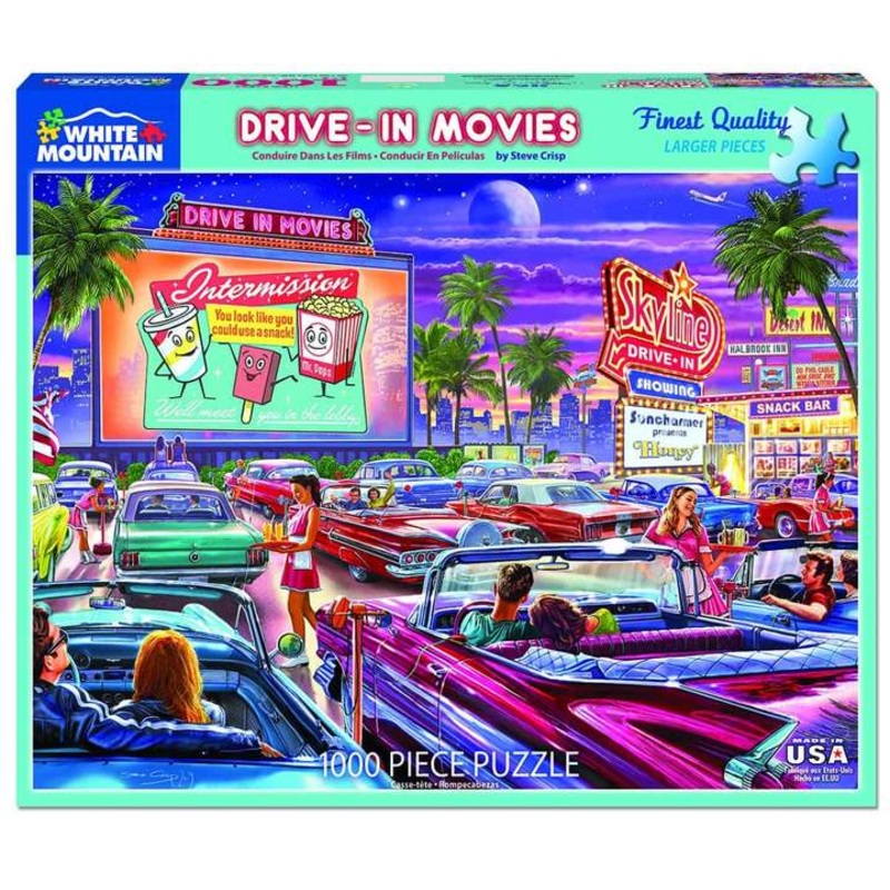 Drive In Movies 1000pc Puzzle