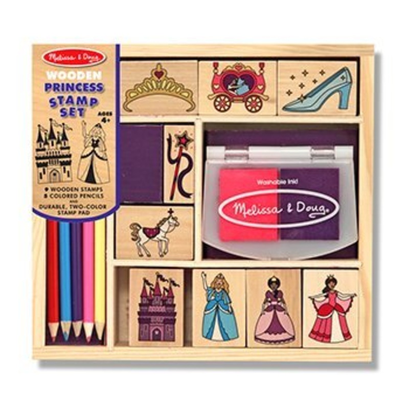 Princess Wooden Stamp Set
