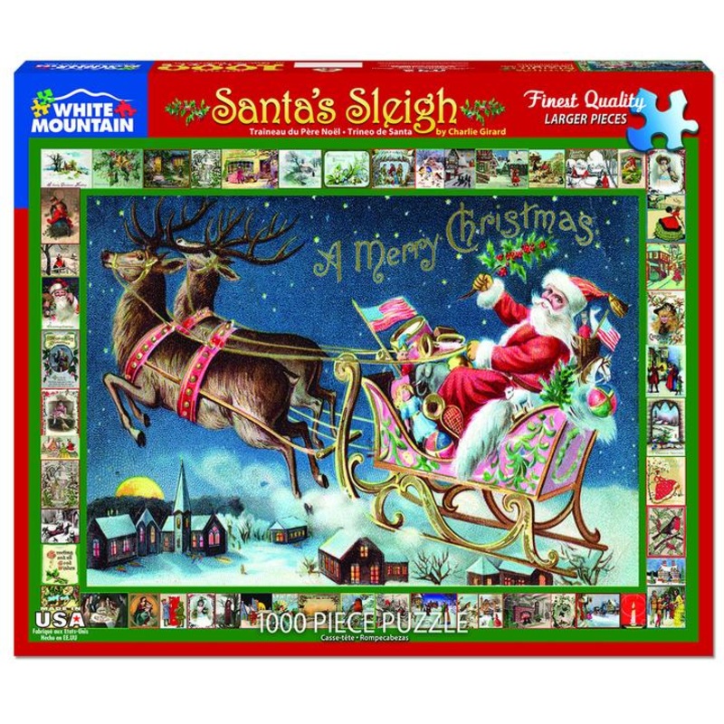 Santa's Sleigh 1000pc Puzzle