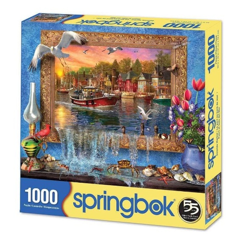 Seaside Harbor 1000pc Puzzle