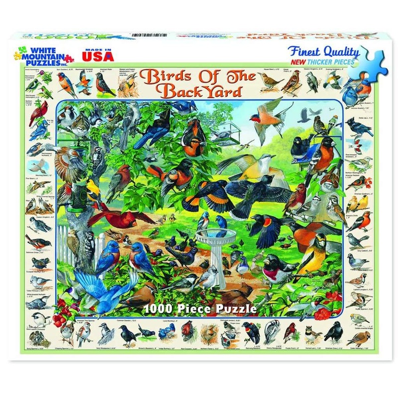 Birds of the Back Yard 1000pc Puzzle