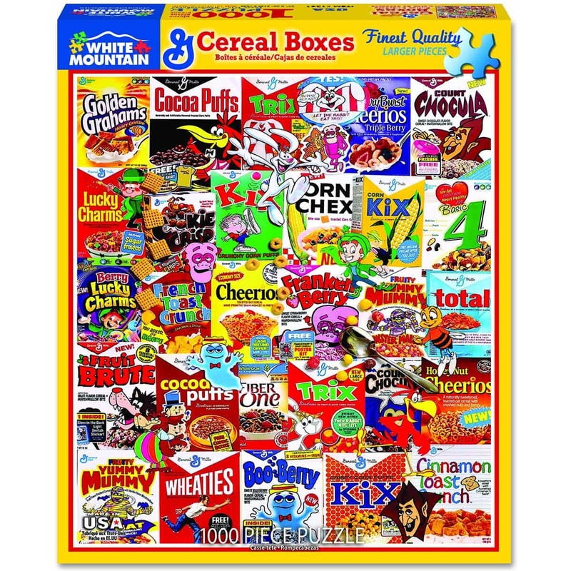 Cereal Boxes 1000pc Puzzle