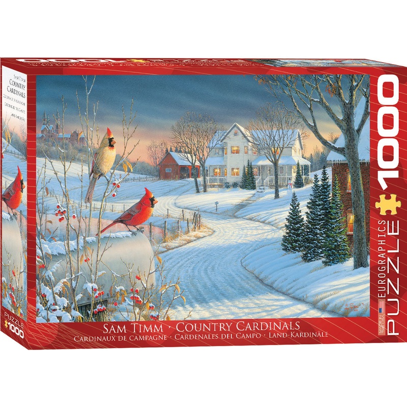 Country Cardinals 1000pc Puzzle