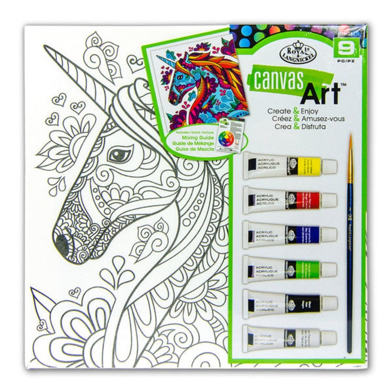 Royal Brush Canvas Art Paint Unicorn