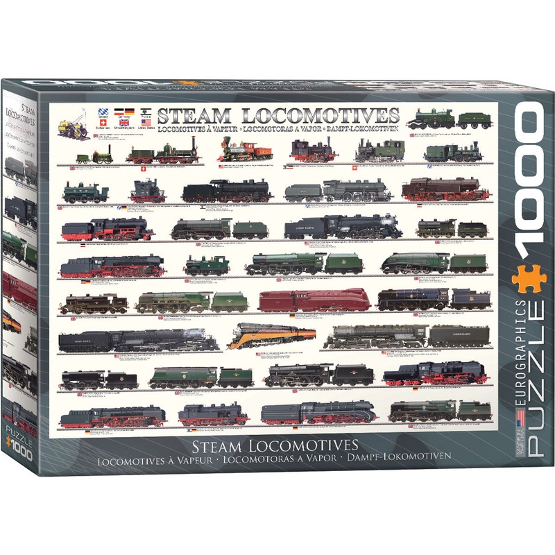 Steam Locomotives 1000pc Puzzle