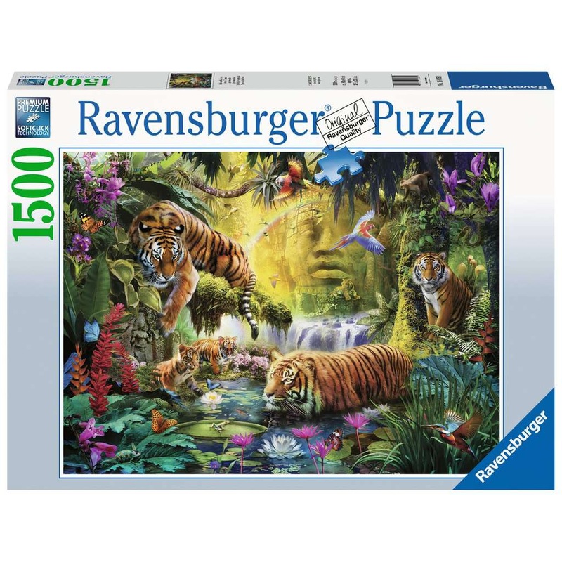 Tranquil Tigers 1500pc Puzzle