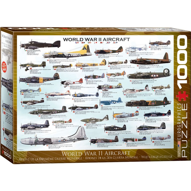 World War II Aircraft 1000pc Puzzle