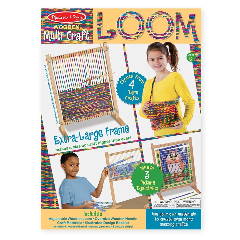 Multi-Craft Wooden Weaving Loom