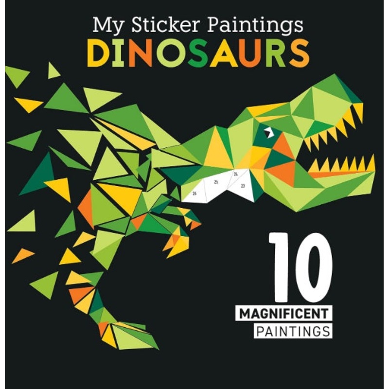 My Sticker Paintings Dinosaurs