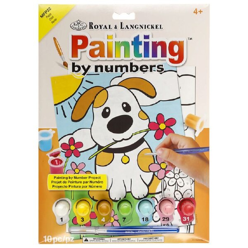 Royal Brush My First Paint By Number Puppy