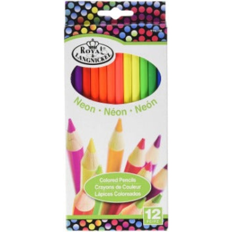 Royal Brush Neon Colored Pencils