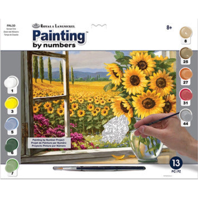 Royal Brush Paint By Number Adult Large Harvest Time
