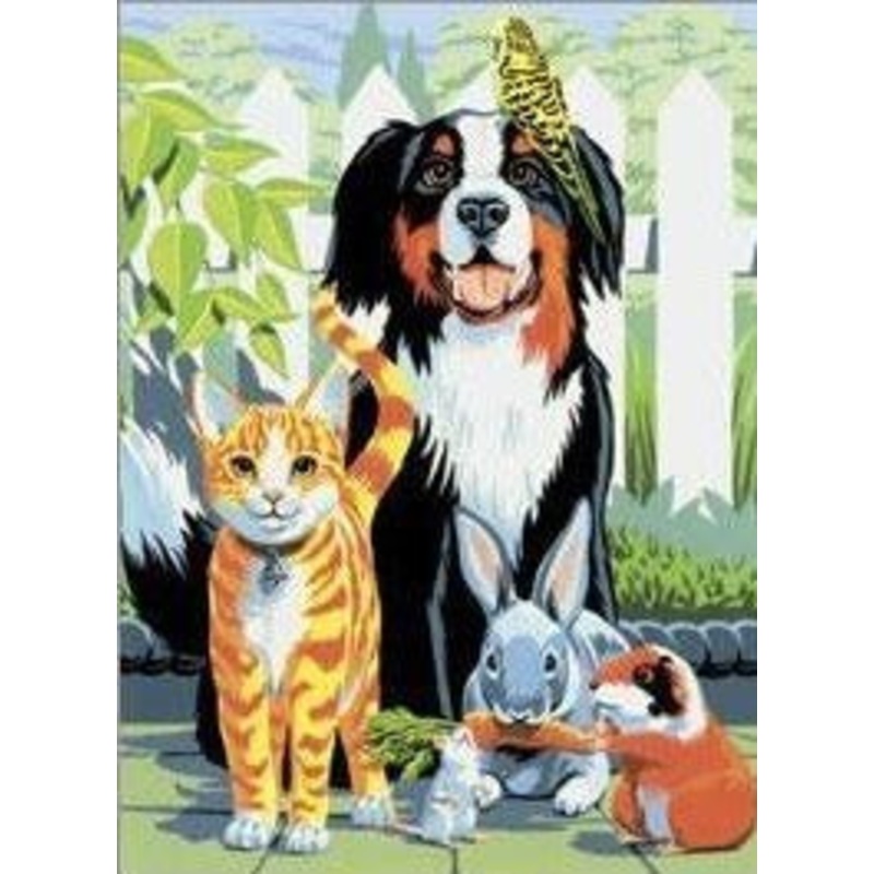 Royal Brush Paint By Number Junior Small Family Pets