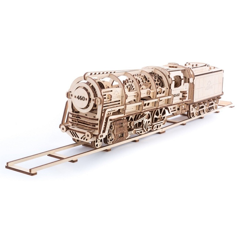 UGears Locomotive with Tender