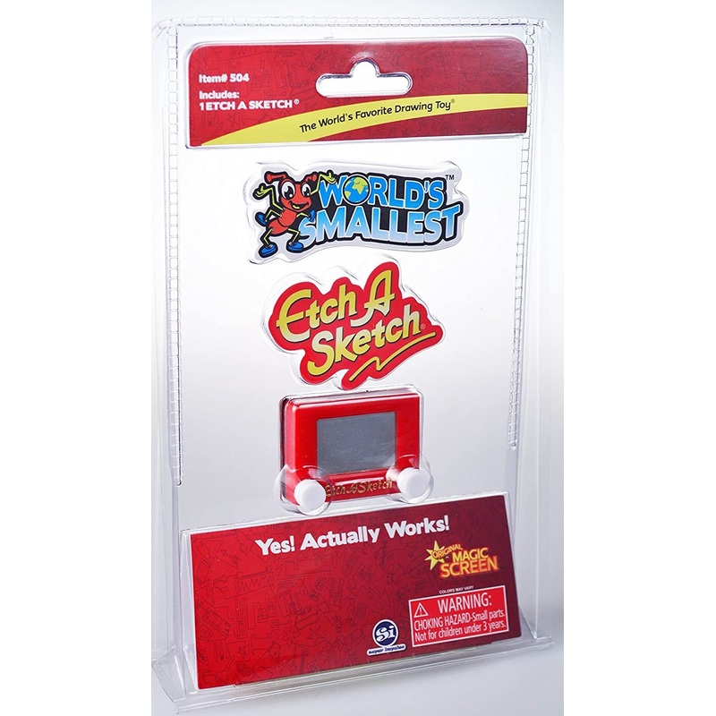 World's Smallest Etch a Sketch