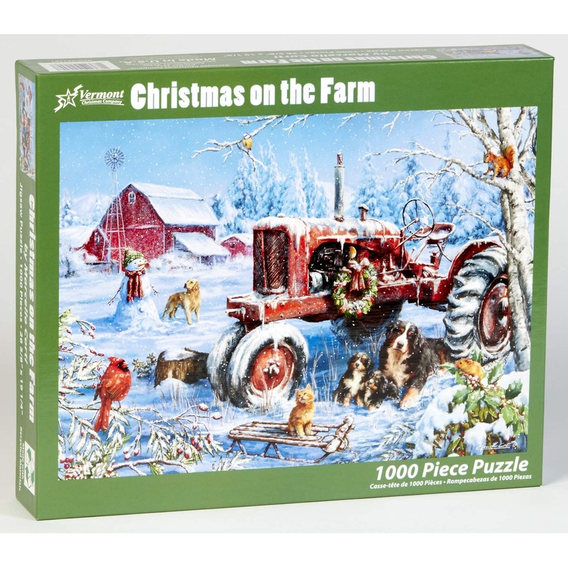 Christmas on the Farm 1000pc Puzzle