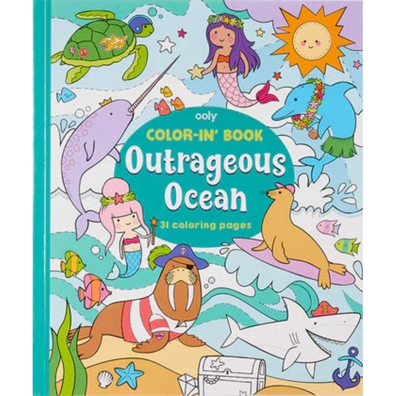 Color-in Book Outrageous Ocean