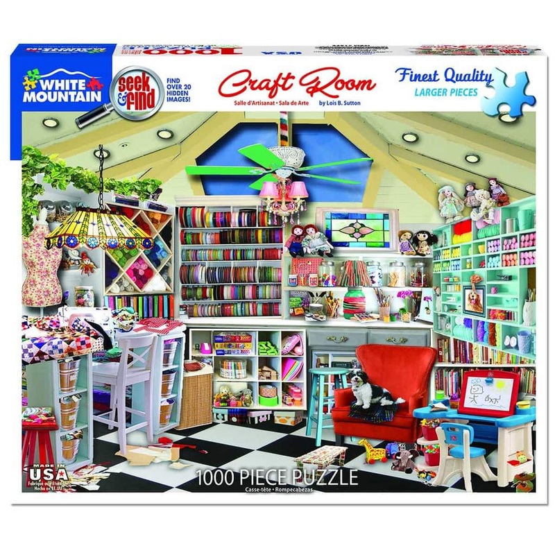 Craft Room Seek & Find 1000pc Puzzle