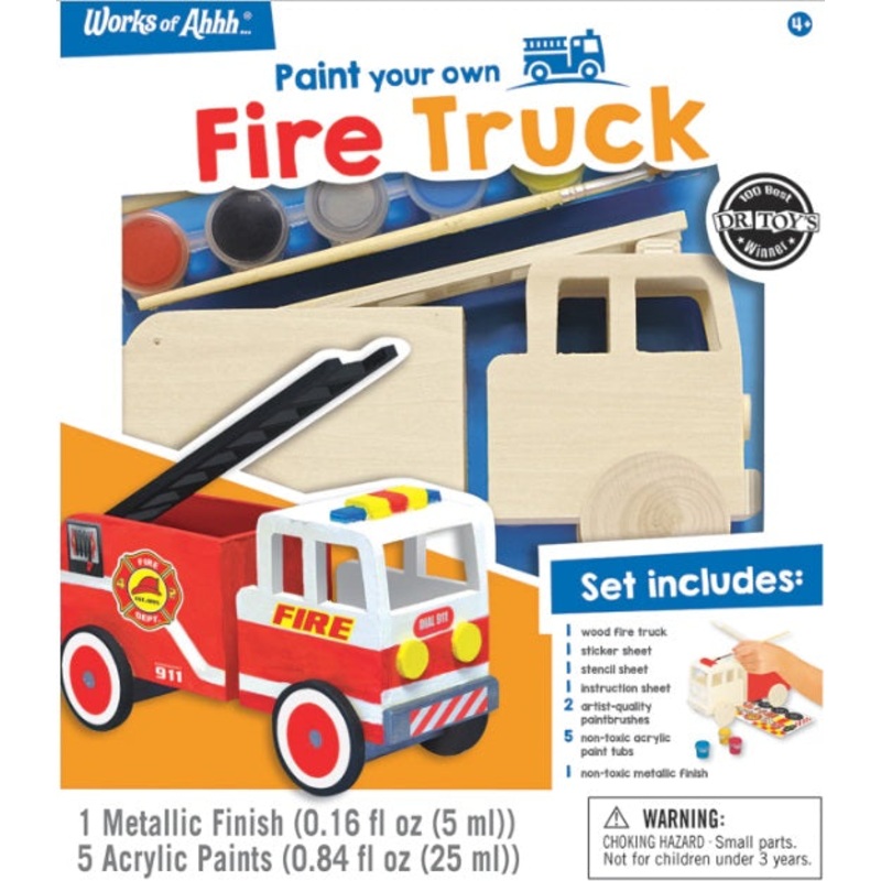 Firetruck Paint Your Own