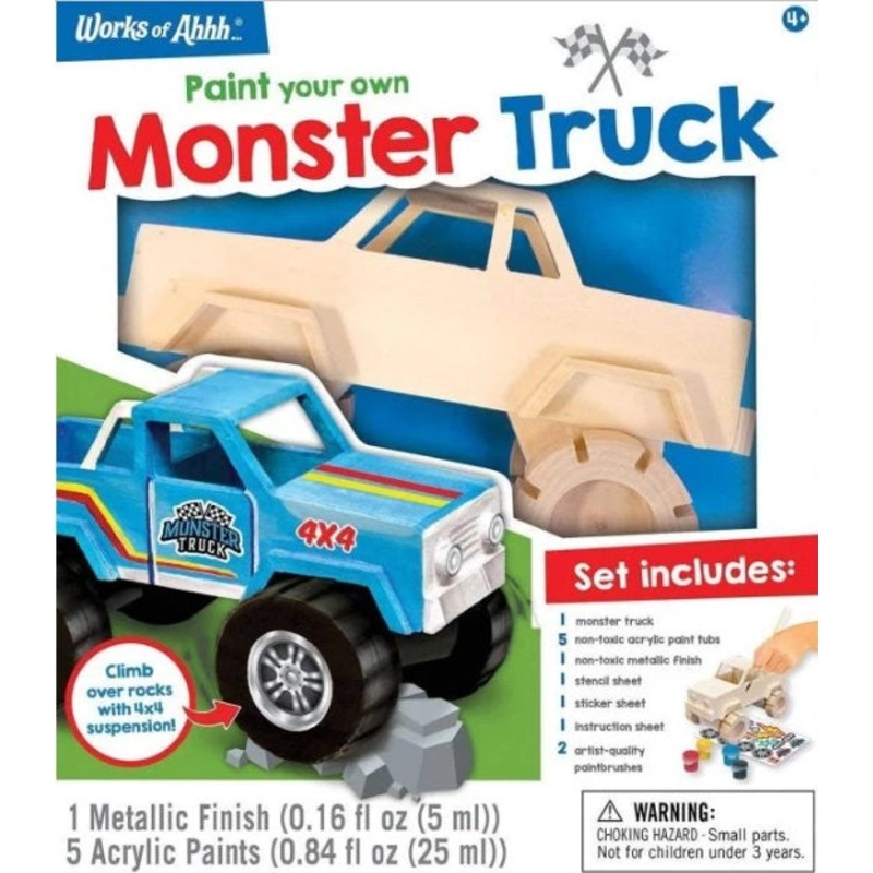 Monster Truck Paint Your Own