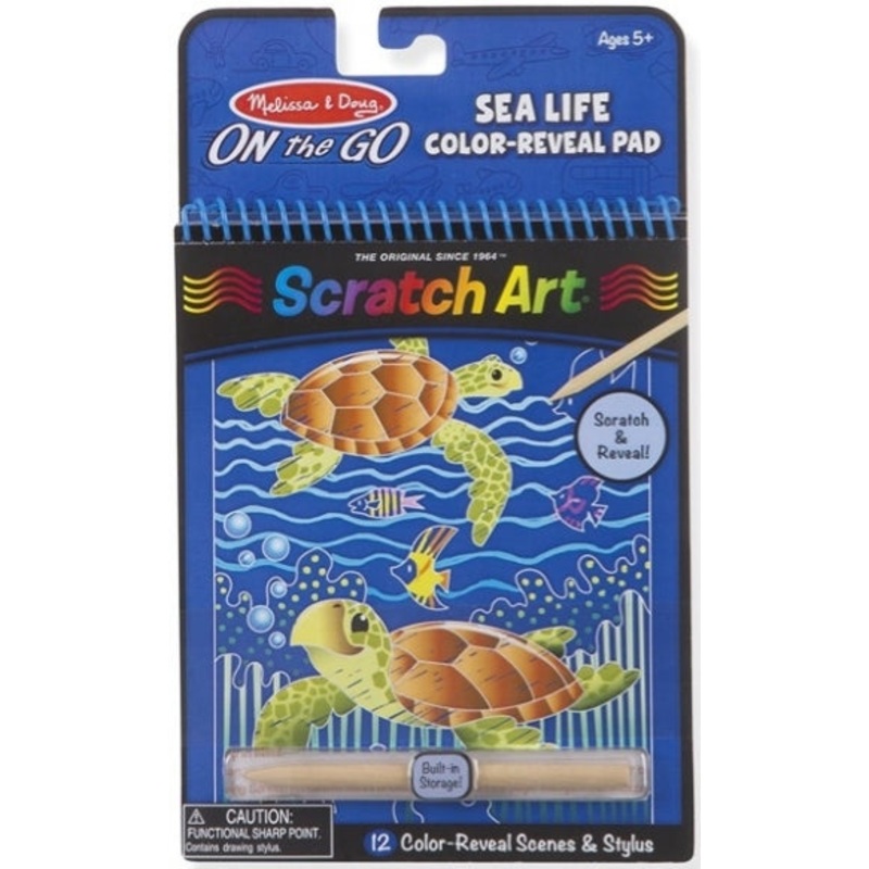On-the-Go Sea Life Scratch & Reveal
