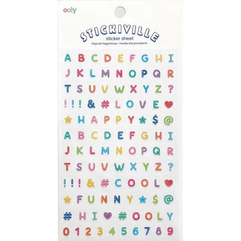Stickiville Alphabet Stickers