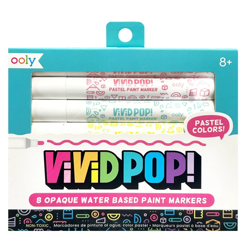 Vivid Pop! Water Based Paint Markers Pastel